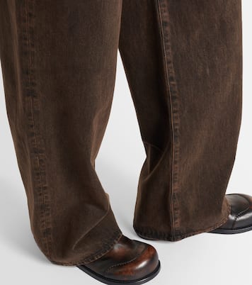 Collegiate high-rise wide-leg jeans | Frame