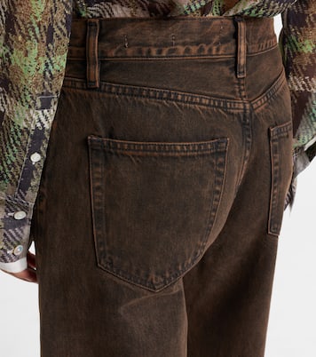 Collegiate high-rise wide-leg jeans | Frame