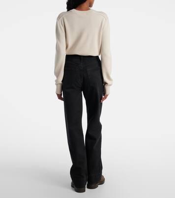 Streamline high-rise straight jeans | Frame