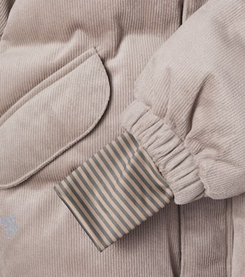 Mads corduroy puffer jacket | Wheat