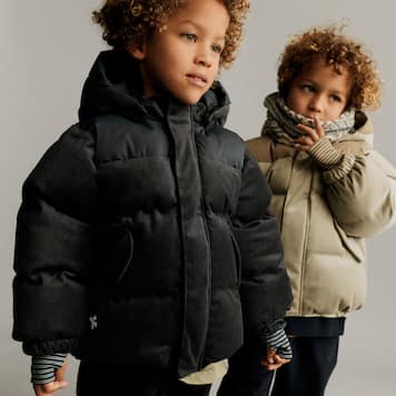 Wattierte Jacke Mads aus Cord | Wheat