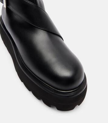 Leather knee-high boots | McQueen