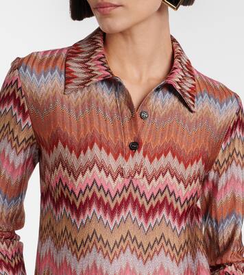 Minikleid aus Häkelstrick | Missoni