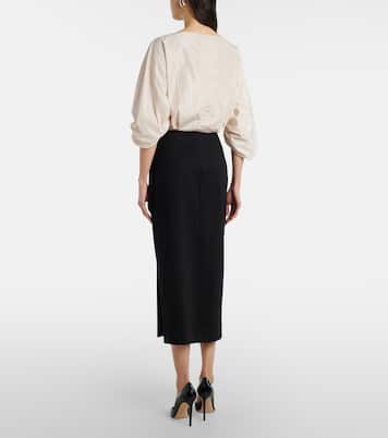 Orion wrap dress | Staud