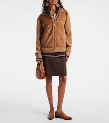 Leather jacket  | Miu Miu