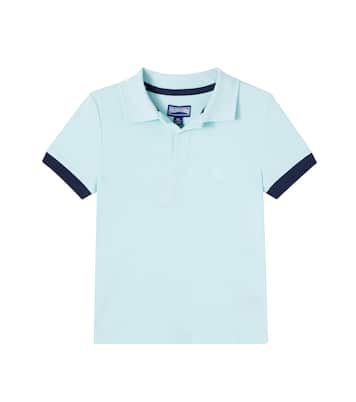 Cotton piqué polo shirt | Vilebrequin Kids