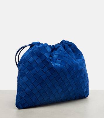 Dustbag 인트레치아토 스웨이드 파우치 | Bottega Veneta