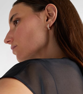 14kt gold (585/1000) earrings with diamonds | Stone and Strand