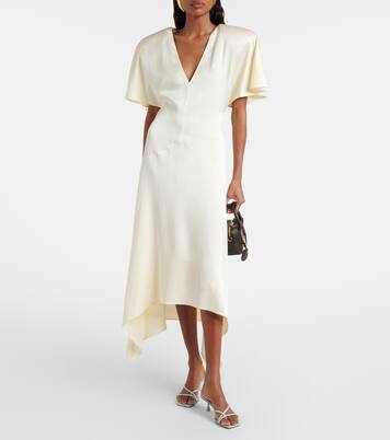 Satin midi dress | Stella McCartney