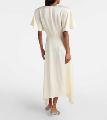 Satin midi dress | Stella McCartney