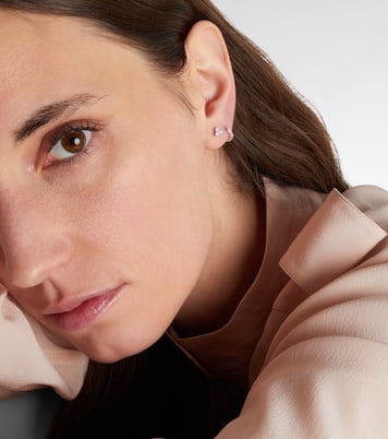 18kt white gold (750/1000) single earring with diamonds | Maria Tash