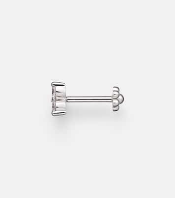 18kt white gold (750/1000) single earring with diamonds | Maria Tash