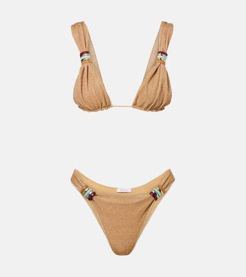 Lumière ring-detail bikini | Oséree