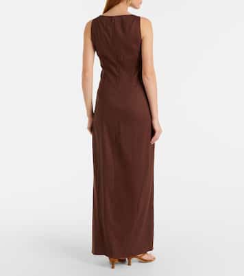Maxikleid Costa aus einem Leinengemisch | Staud