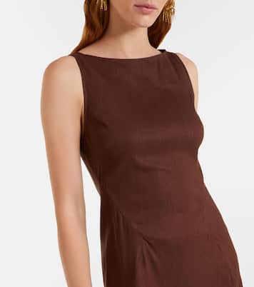 Maxikleid Costa aus einem Leinengemisch | Staud