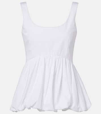 Peplum cotton poplin top | Róhe