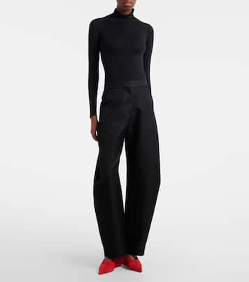 Cube suede slingback wedges | Alaïa