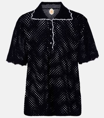 Wool and cashmere polo sweater | Jardin des Orangers