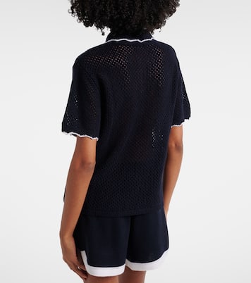 Wool and cashmere polo sweater | Jardin des Orangers