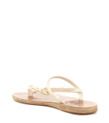 Mirsini embellished leather sandals | Ancient Greek Sandals