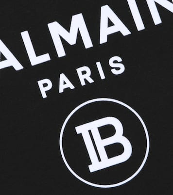 Camiseta de algodón con logo | Balmain Kids