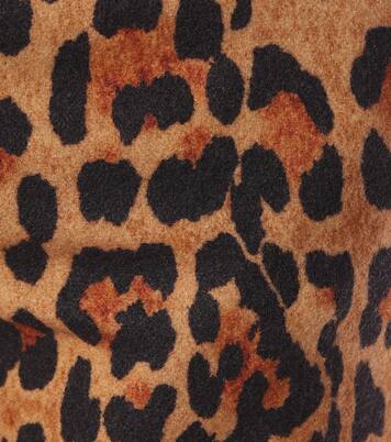 Leopard-print wool pants | Rabanne