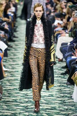 Leopard-print wool pants | Rabanne