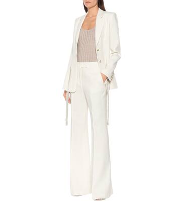 Leda high-rise virgin wool pants | Gabriela Hearst
