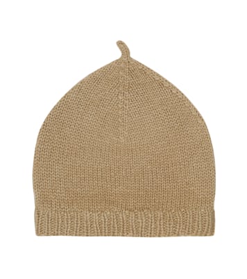 Baby Feildfare cashmere beanie | Caramel