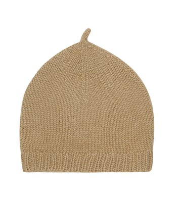 Baby Feildfare cashmere beanie | Caramel