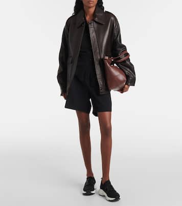 Zapatillas de punto con piel | Tod's