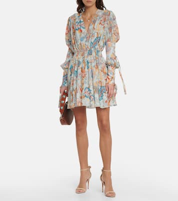 Floral crêpe minidress | Etro