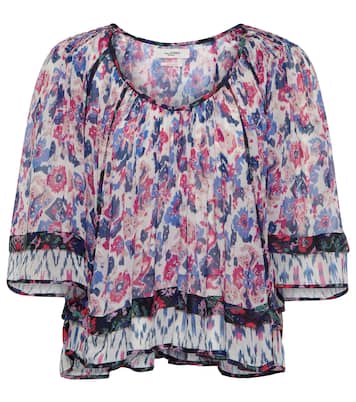 Blusa Roxini in georgette con stampa | Marant Etoile