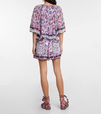 Blusa Roxini in georgette con stampa | Marant Etoile