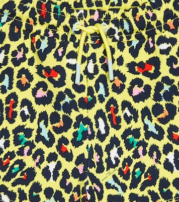 Leopard-print jersey shorts | Marc Jacobs Kids