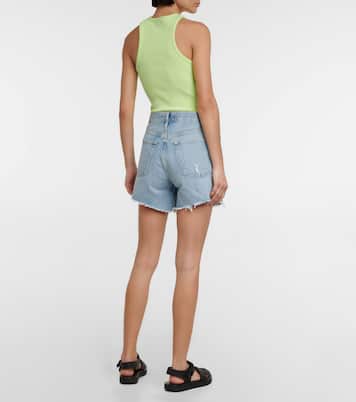 Parker mid-rise denim shorts | Agolde