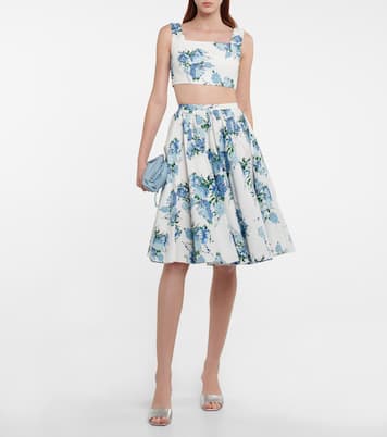 Cropped-Top Jeanie aus Baumwolle | Emilia Wickstead