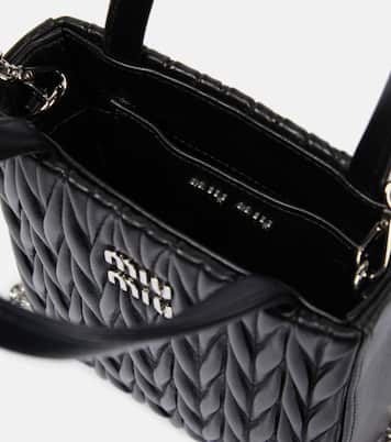 Sac en cuir matelassé | Miu Miu