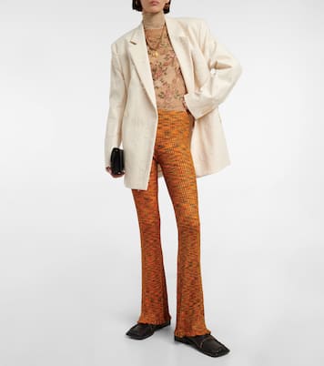 Schlaghose aus Rippstrick | Acne Studios