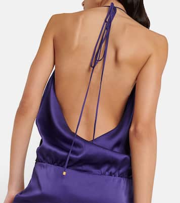 Minikleid aus Satin | Blumarine