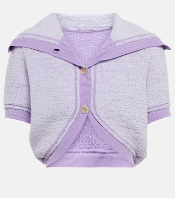 Le Cardigan Campana knit crop top | Jacquemus