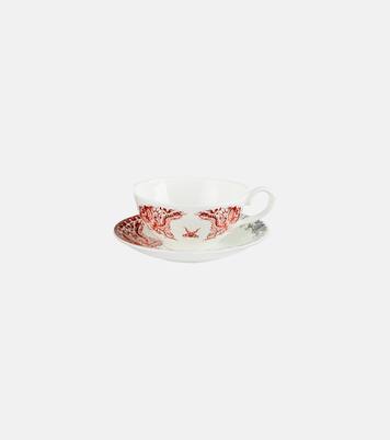 Hybrid Zora teacup and saucer set | Seletti