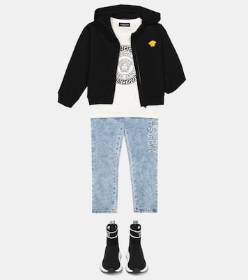 로고 엠브로이더리 진 | Versace Kids