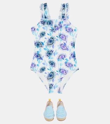 Bedruckter Badeanzug Giny | Vilebrequin Kids