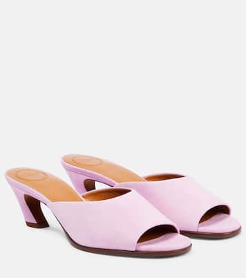 Pantoletten Oli aus Veloursleder | Chloé