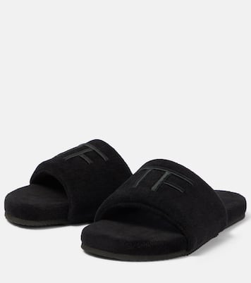 Harrison embroidered slides | Tom Ford
