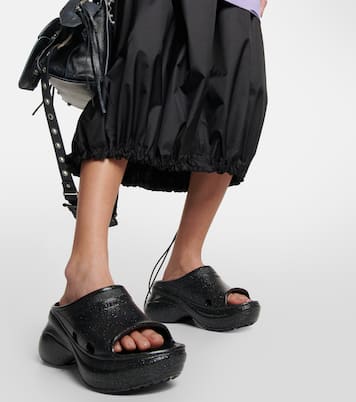 x Crocs platform slides | Balenciaga