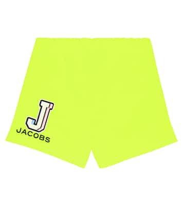Shorts in misto cotone con logo | Marc Jacobs Kids