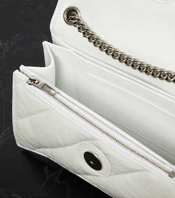 Portefeuille Crush Mini en cuir matelassé | Balenciaga