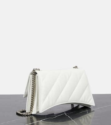 Portefeuille Crush Mini en cuir matelassé | Balenciaga